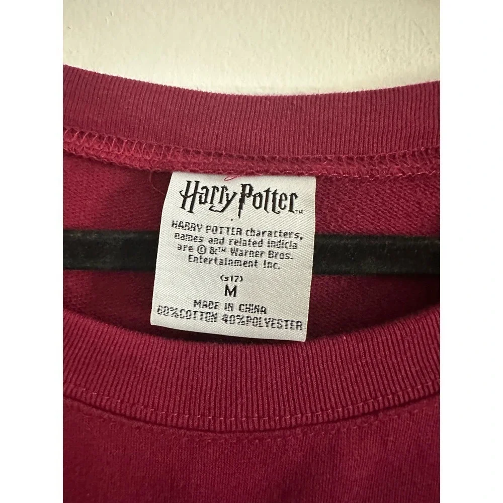 HARRY POTTER Flip Sequin Sweatshirt Marauders Map Mischief - Juniors Medium